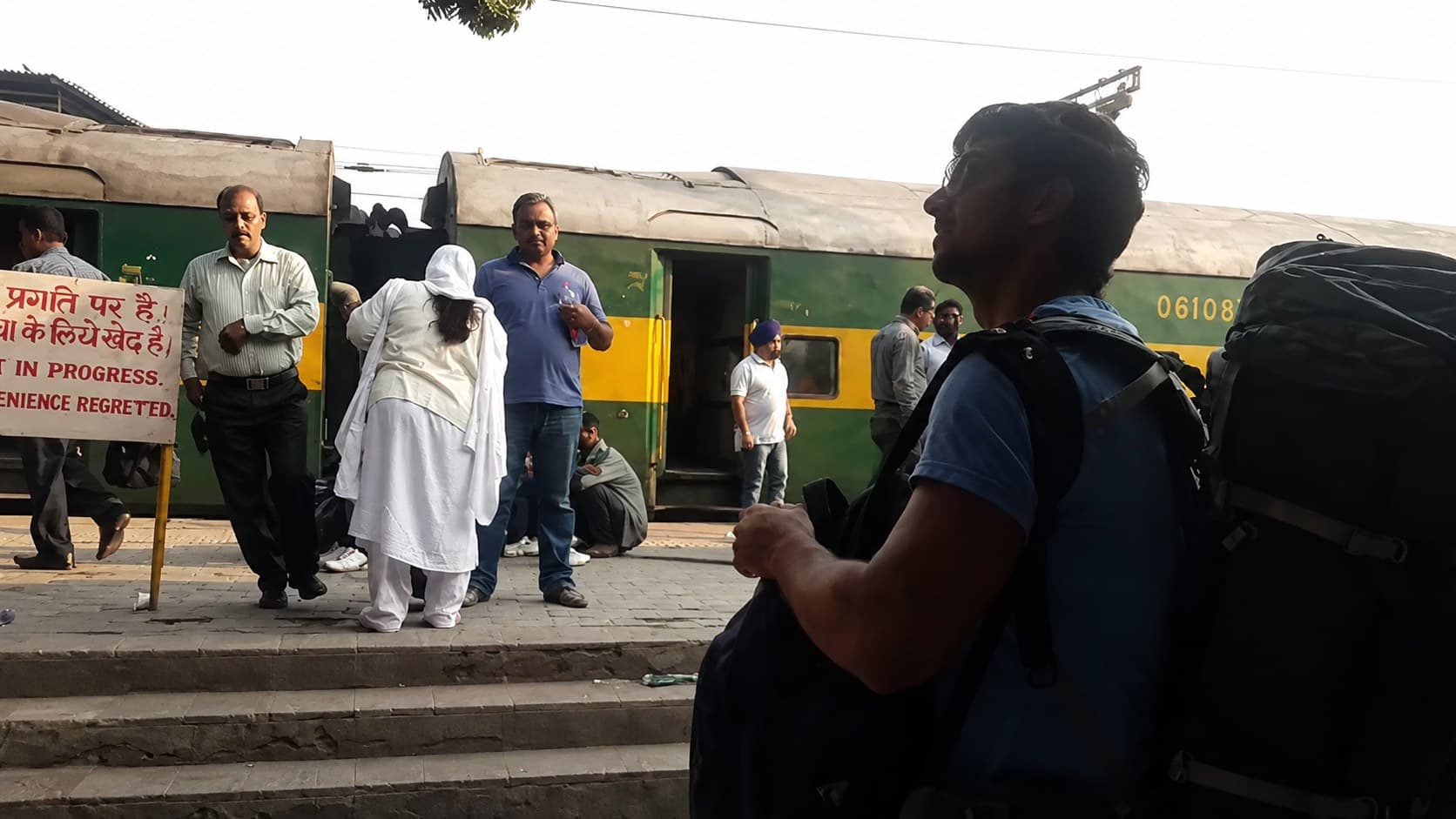 Photo from India, train from New Delhi to Pushkar, 2014